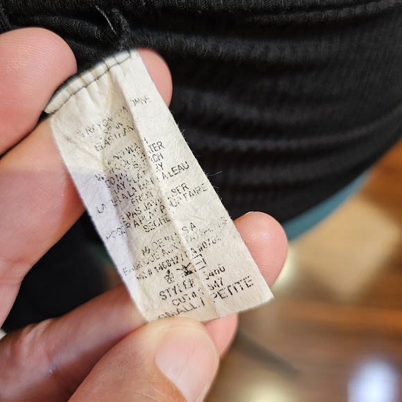 Acemi black backless stretch knit bodycon midi dress size s US - Picture 6 of 6